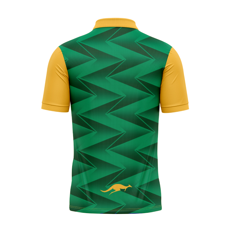 Australia Kangaroos 2024 Green Pro Training Polo Shirt