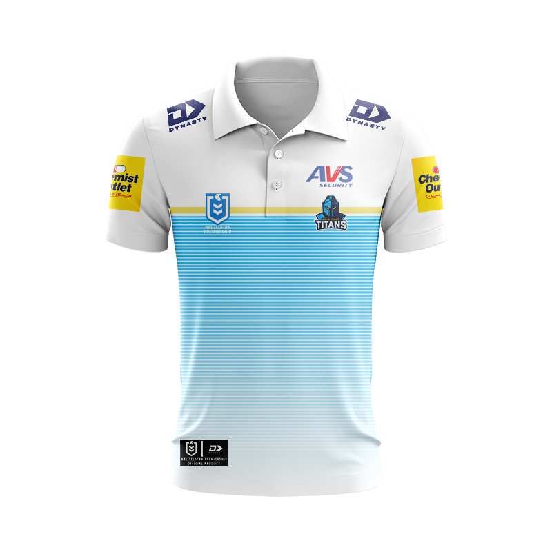 NRL Gold Coast Titans 2024 Away Polo Shirt