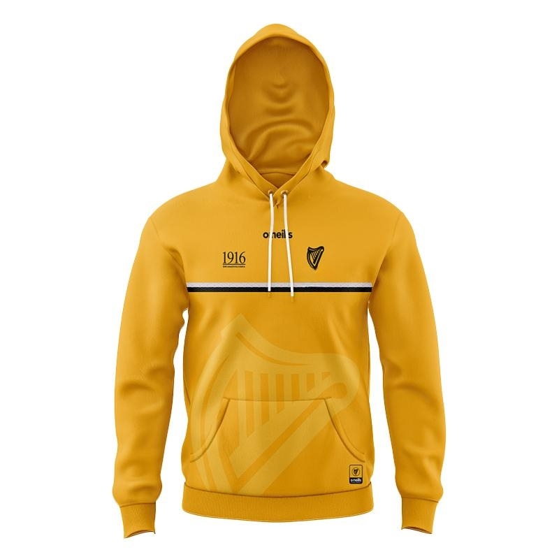 Kid's Ireland 1916 Commemoration Yellow GAA Hoodie