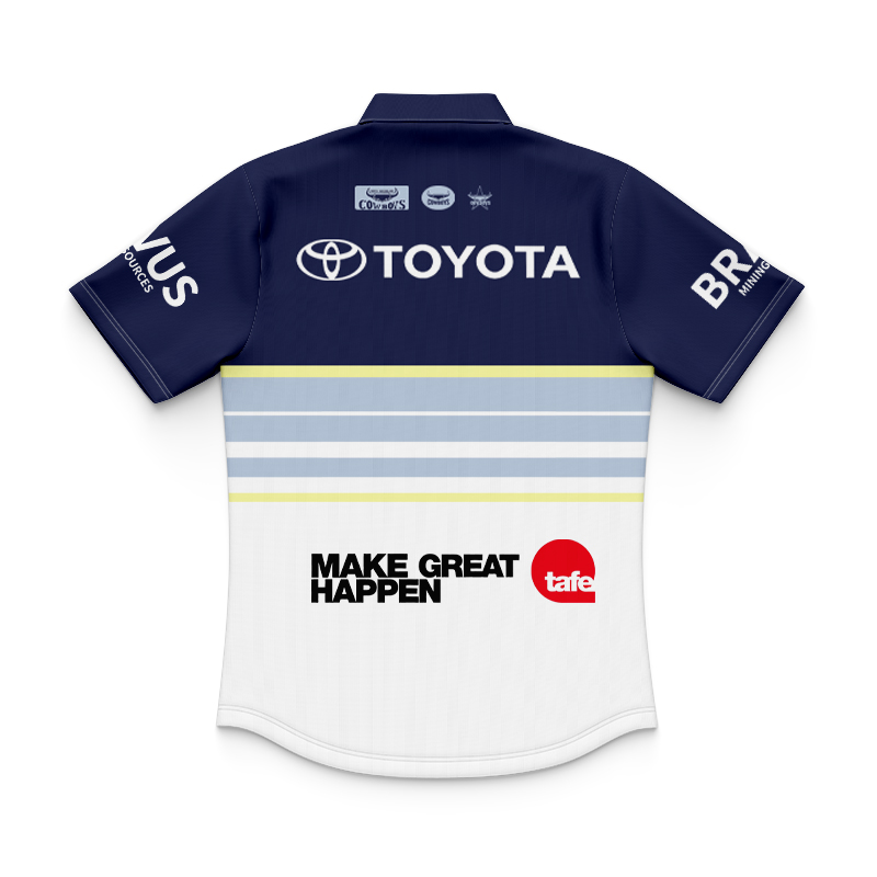 Kid's NRL North Queensland Cowboys 2025 Home Polo Shirt