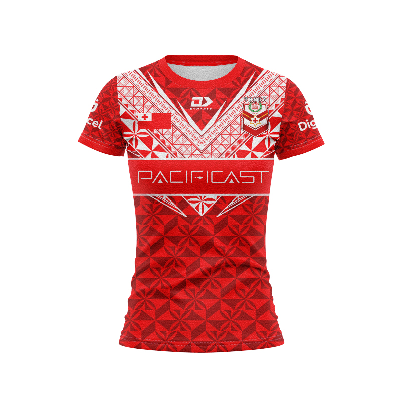Women's Tonga Rugby League 2024 Home Jersey