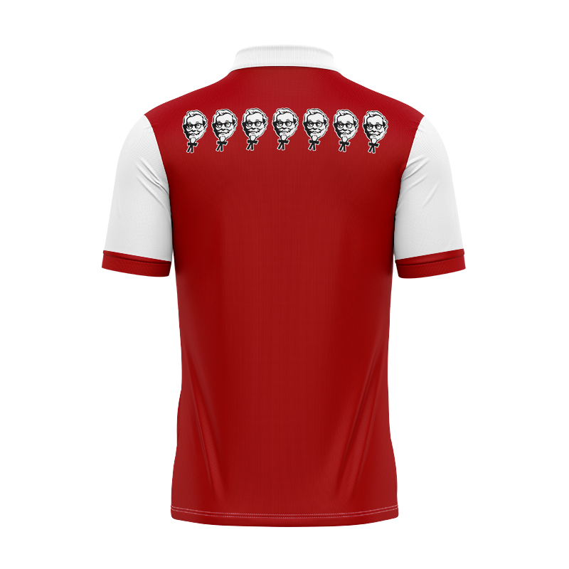 NRL Dolphins 1980s KFC Retro Polo Shirt