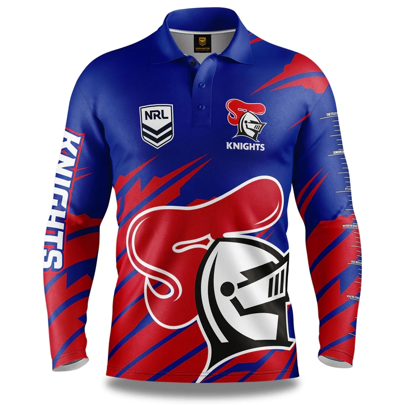 NRL Newcastle Knights 2024 'FISHFINDER' Fishing Shirt