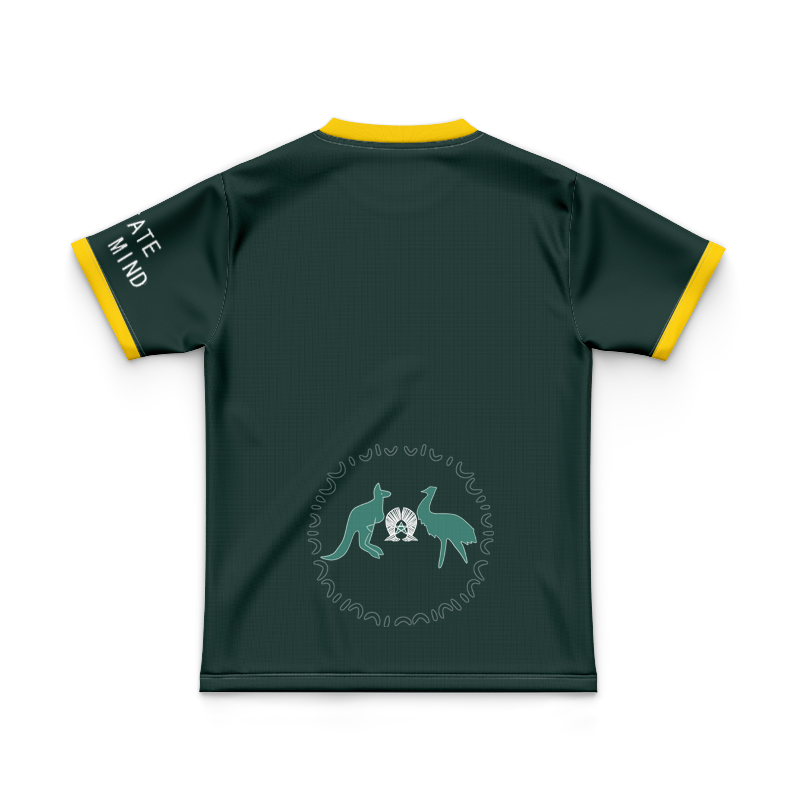 Kid's Australian Kangaroos 2024 Home Jersey