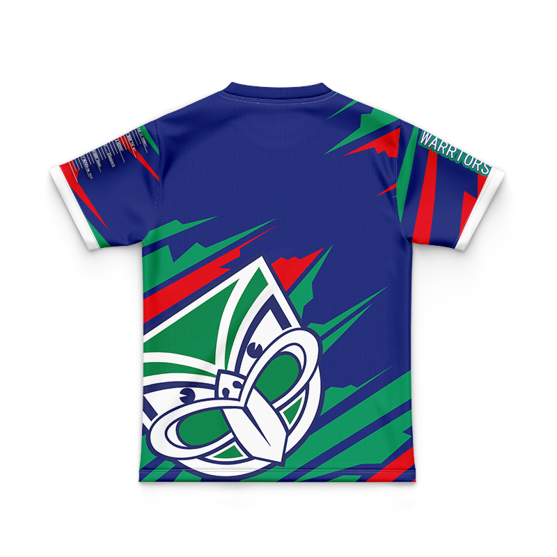 Kid's NRL New Zealand Warriors 2024 'FISHFINDER' Jersey