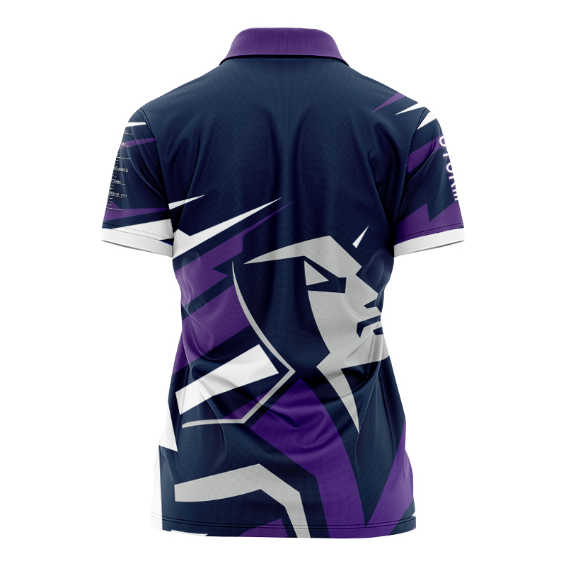 Women's NRL Melbourne Storm 2024 'FISHFINDER' Polo Shirt