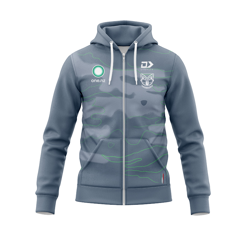 NRL New Zealand Warriors 2024 Training Zipper Hoodie