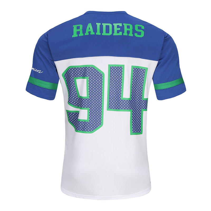 NRL Canberra Raiders 2024 Grid Iron #94 White Jersey