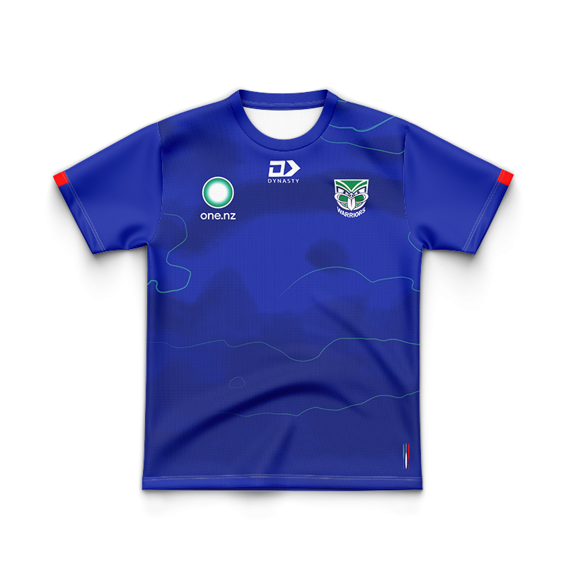 Kid's NRL New Zealand Warriors 2024 Dynasty Training Jersey