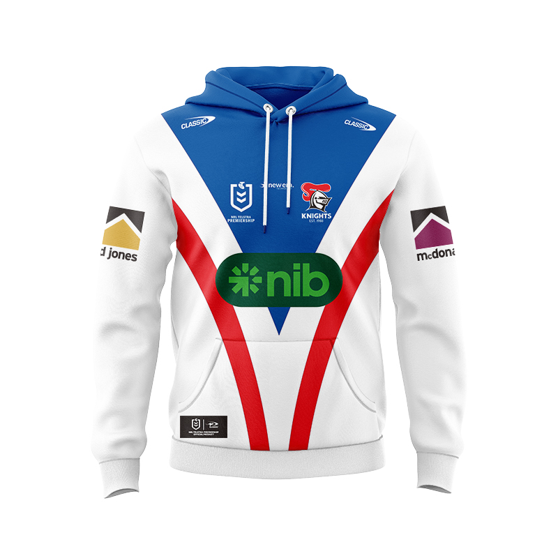 NRL Newcastle Knights 2024 Away Hoodie