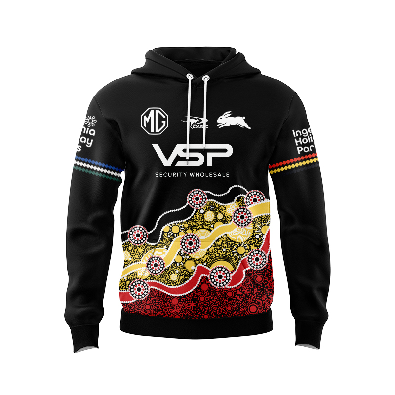 NRL South Sydney Rabbitohs 2024 Indigenous Training Hoodie