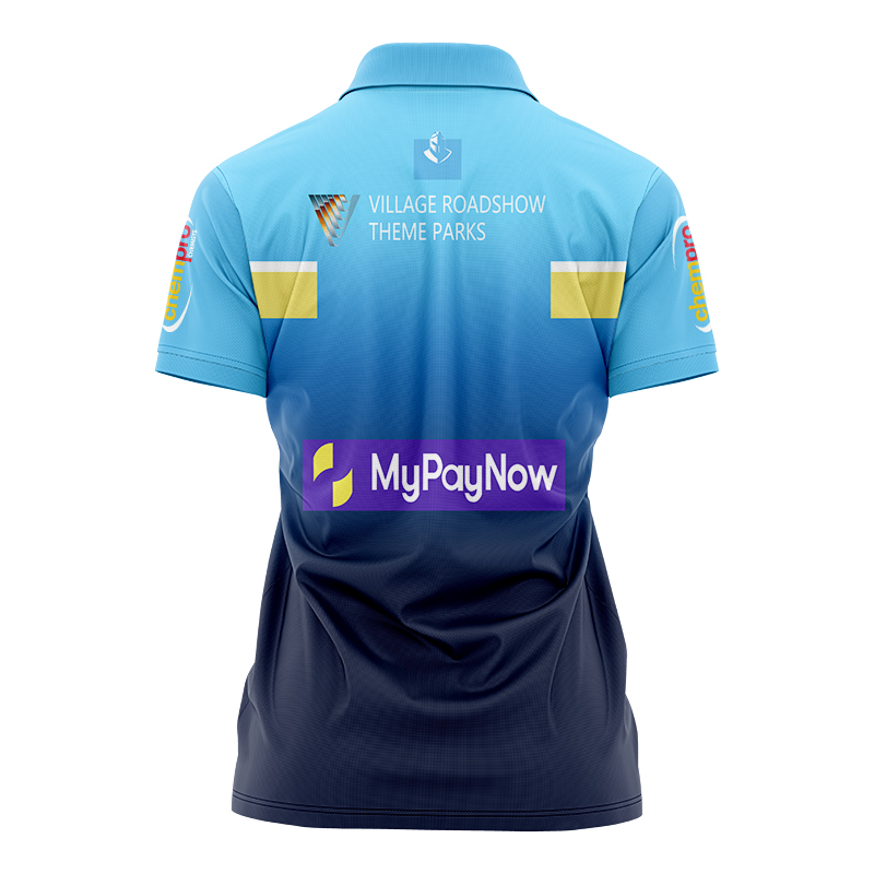 Women's NRL Gold Coast Titans 2024 Home Polo Shirt