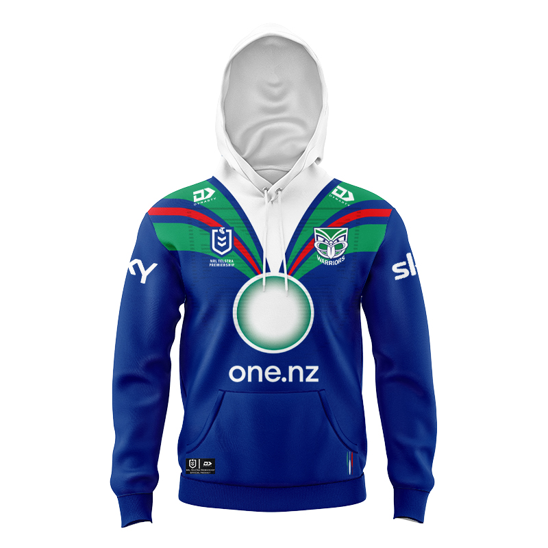 Kid's NRL New Zealand Warriors 2024 Players Fit Home Hoodie