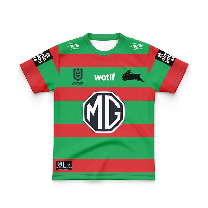 Kid's NRL South Sydney Rabbitohs 2024 Home Jersey