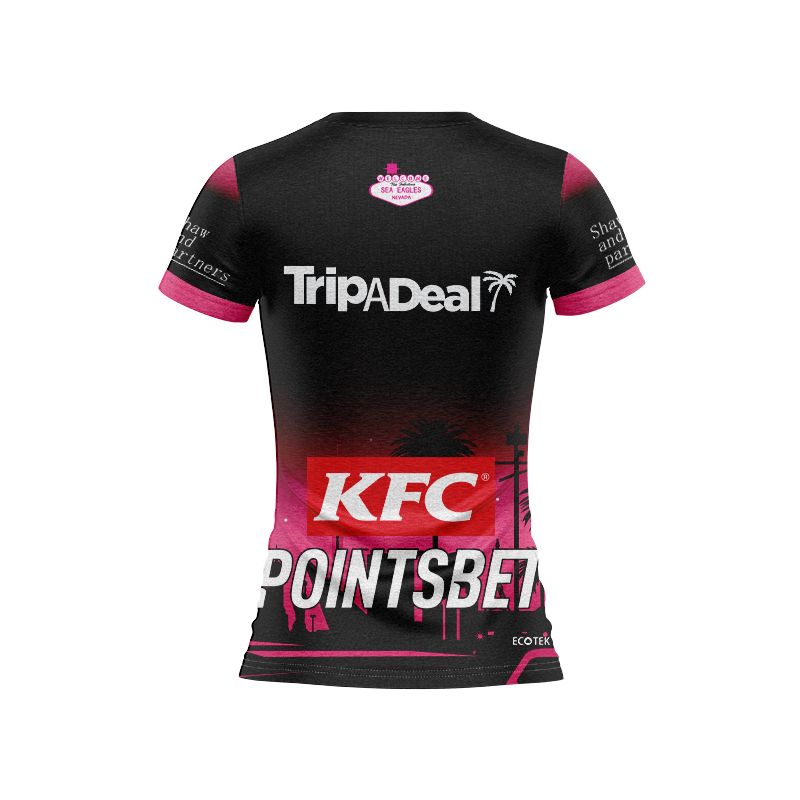 Women's NRL Manly Warringah Sea Eagles 2024 Las Vegas Warm Up Jersey