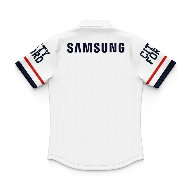 Kid's NRL Sydney Roosters 1996 Retro Away Polo Shirt