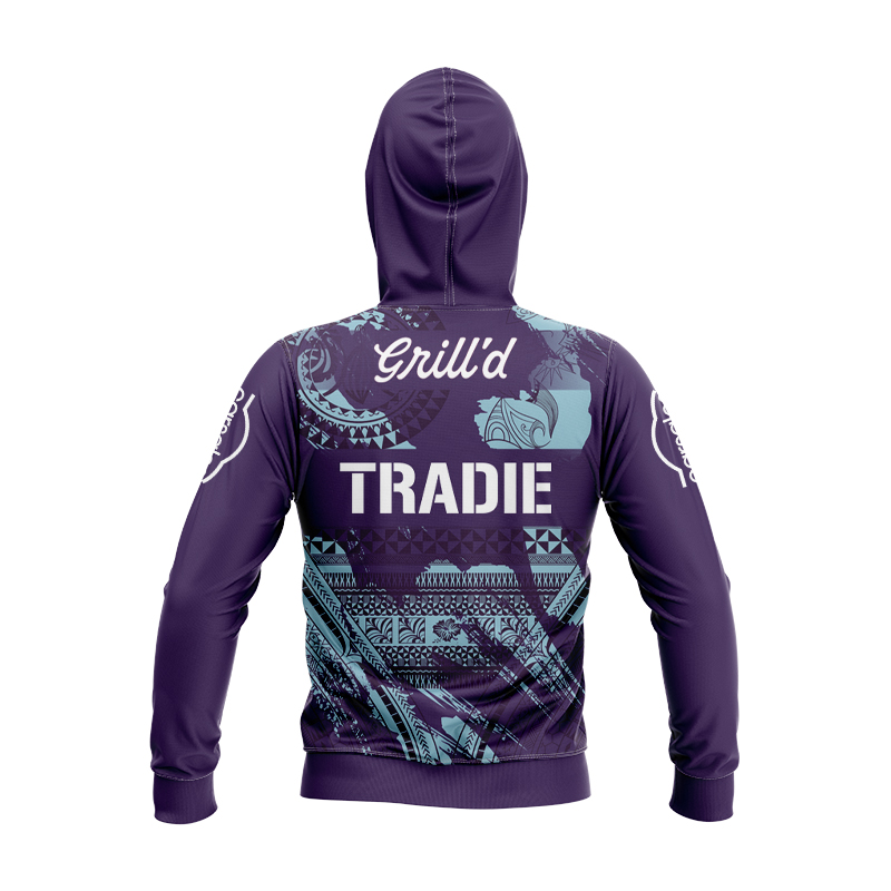 Kid's NRL Melbourne Storm 2024 Multicultural Hoodie