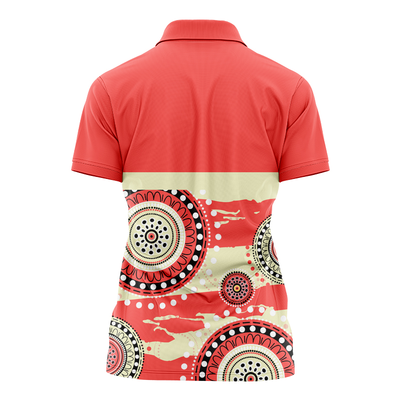 Women's NRL Dolphins 2024 Indigenous Polo Shirt