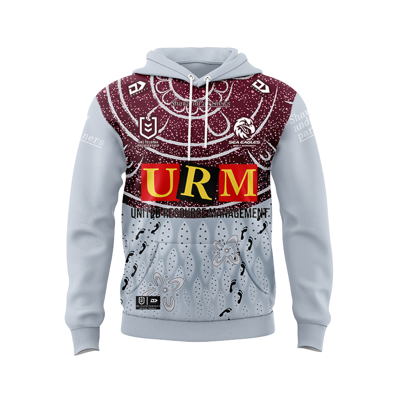 NRL Manly Warringah Sea Eagles 2024 Indigenous Hoodie