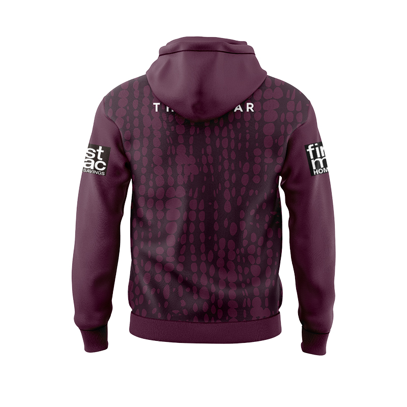 NRL Brisbane Broncos 2025 Maroon Training Hoodie