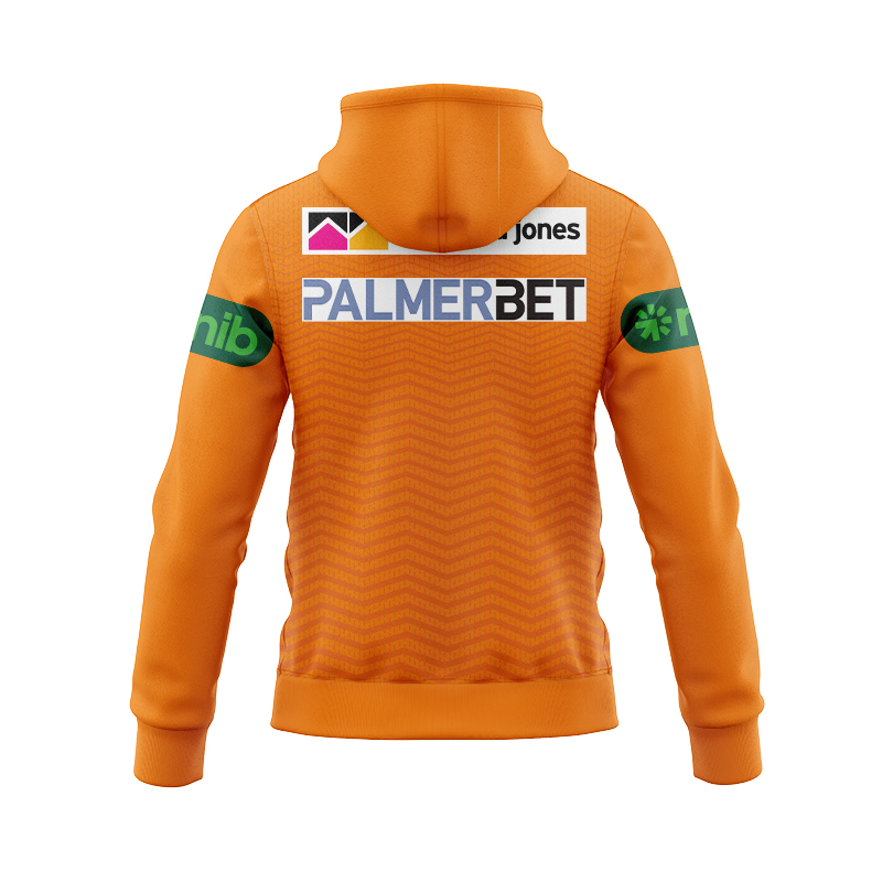 NRL Newcastle Knights 2024 Mining Training Zipper Hoodie