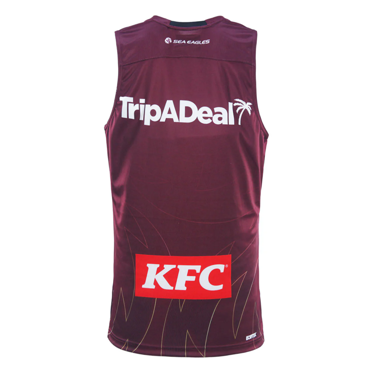 NRL Manly Warringah Sea Eagles 2025 Maroon Training Singlet