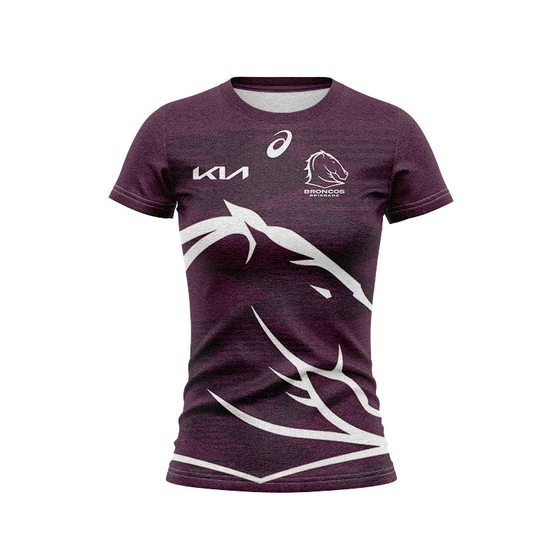Women's NRL Brisbane Broncos 2024 Run Out Jersey
