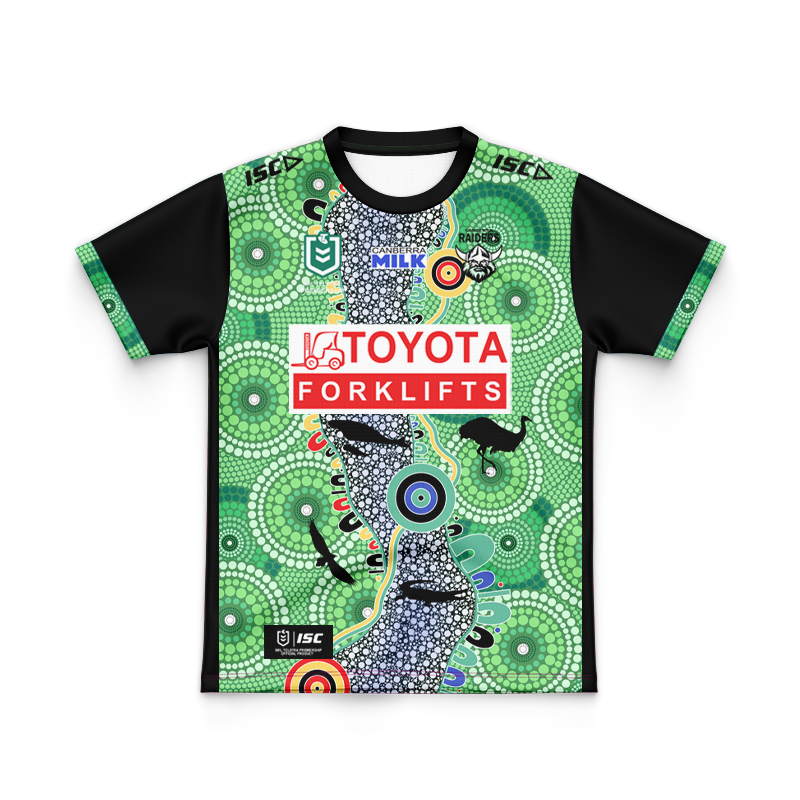 Kid's NRL Canberra Raiders 2024 Indigenous Jersey
