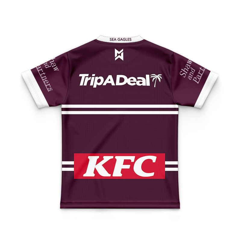 Kid's NRL Manly Warringah Sea Eagles 2024 Home Jersey