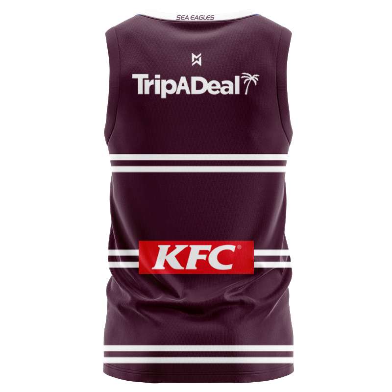 NRL Manly Warringah Sea Eagles 2025 Home Singlet