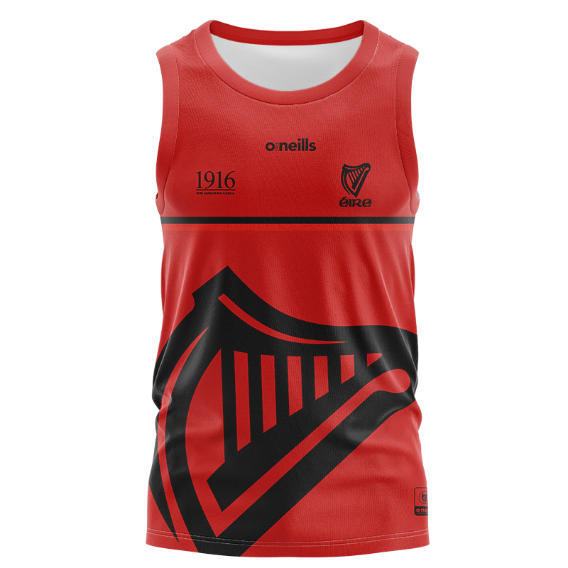 Men's Ireland GAA 1916 Commemoration Red Sleeveless Jersey
