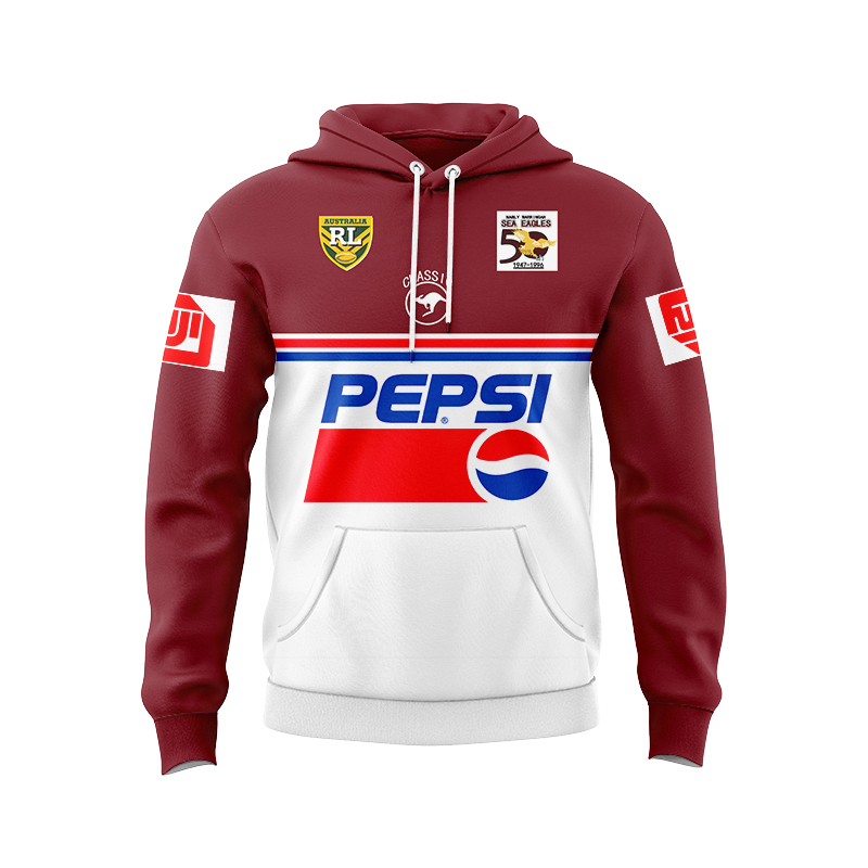 NRL Manly Warringah Sea Eagles 1996 Retro Hoodie