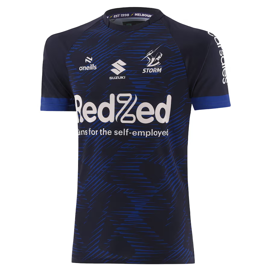 NRL Melbourne Storm 2025 Navy Training Jersey