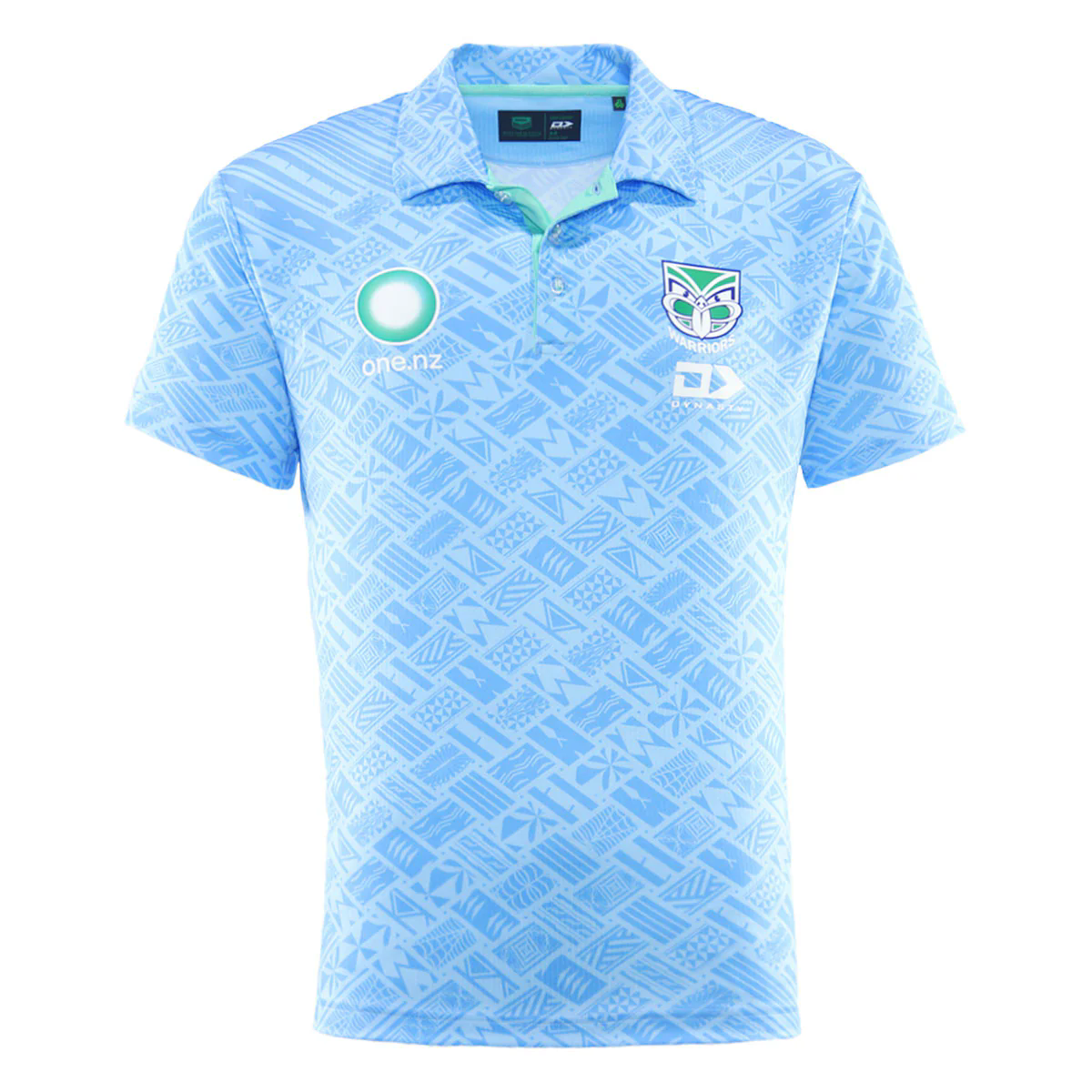 NRL New Zealand Warriors 2025 Dynasty Pasifika Polo Shirt