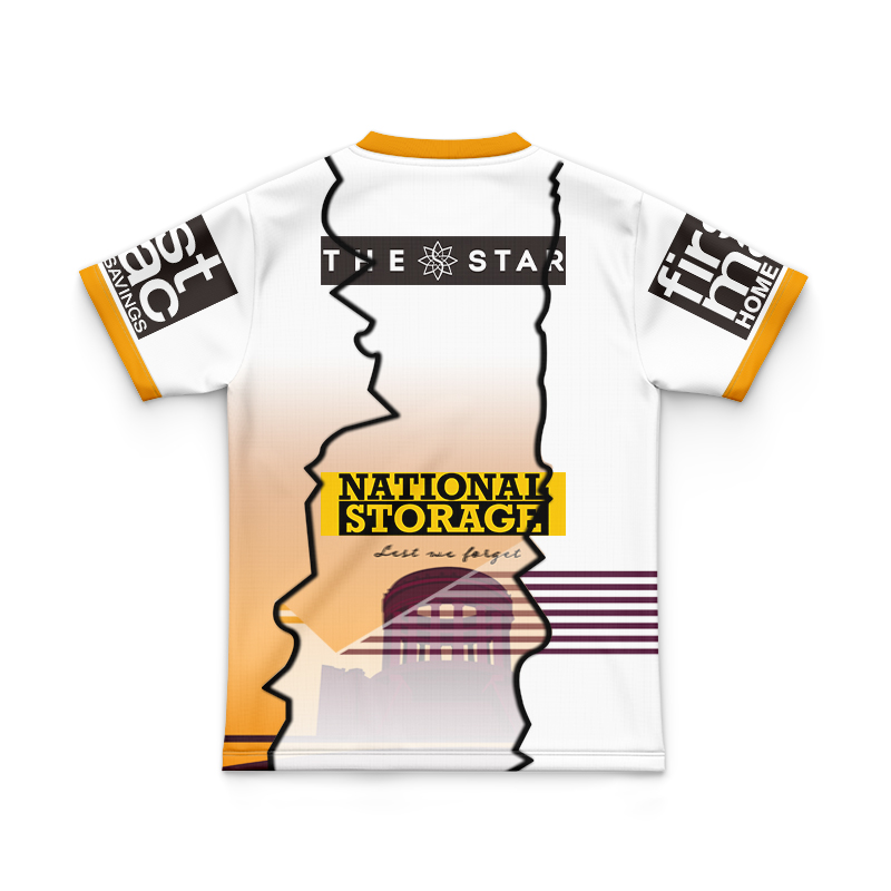Kid's NRL Brisbane Broncos 2024 ANZAC Mix Jersey