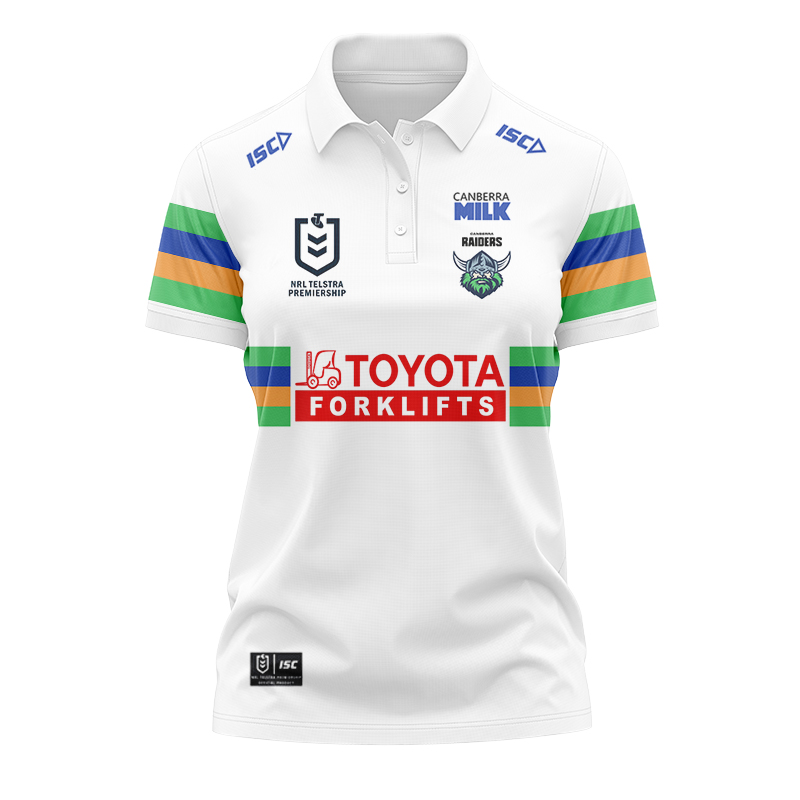 Women's NRL Canberra Raiders 2024 Away Polo Shirt
