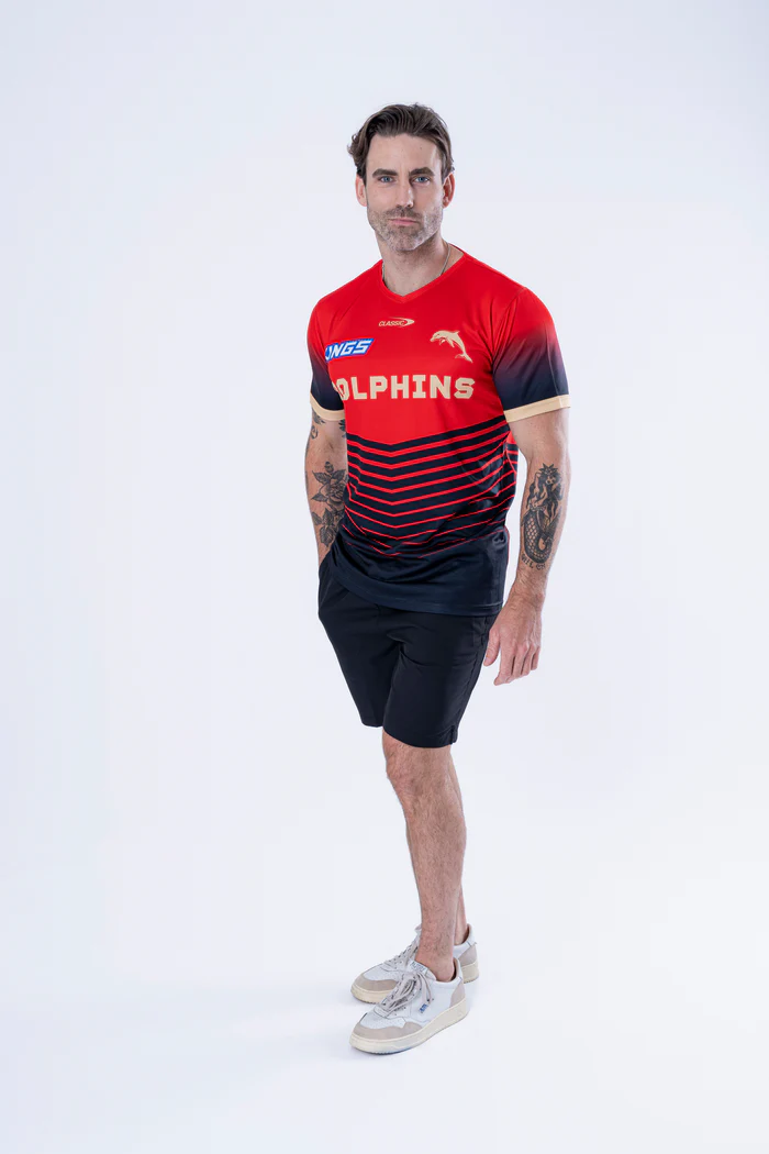 NRL Dolphins 2025 Warm Up Training Jersey