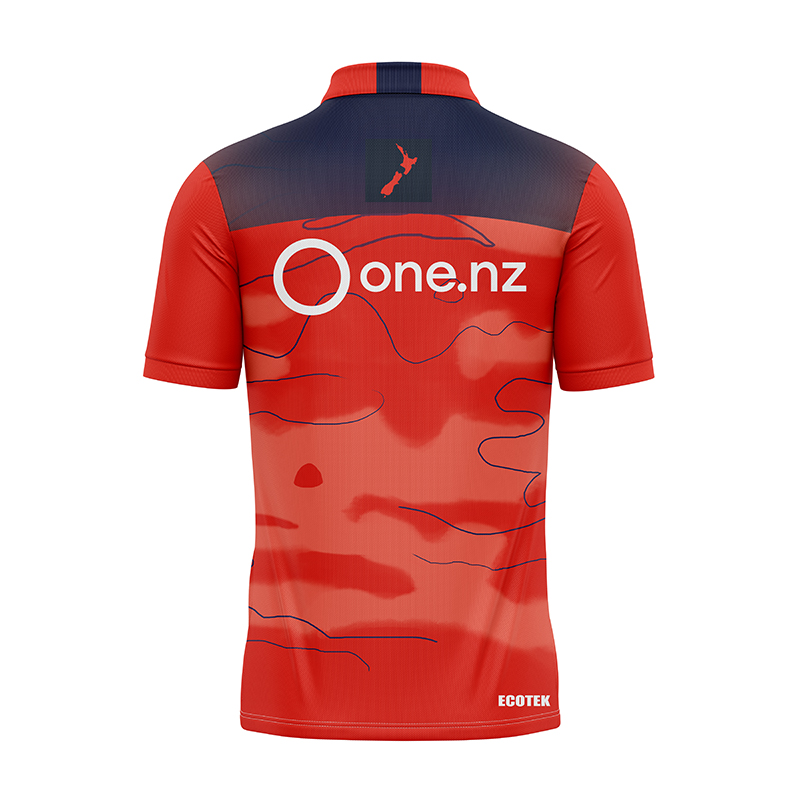 NRL New Zealand Warriors 2024 Dynasty Orange Polo Shirt