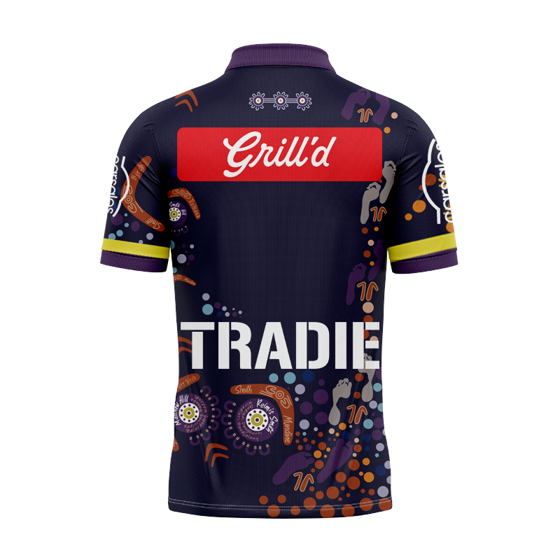 NRL Melbourne Storm 2024 Indigenous Polo Shirt