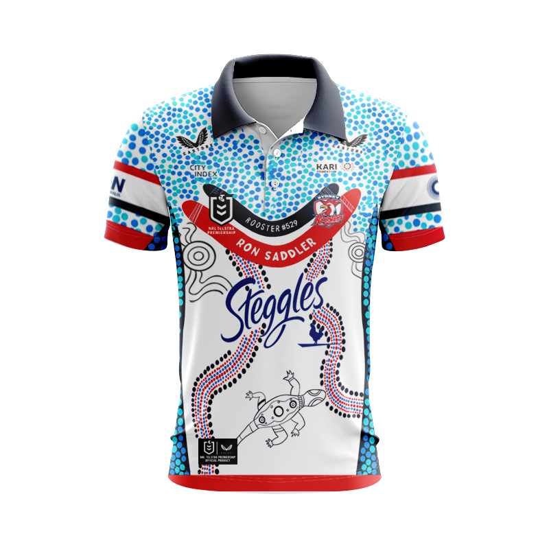 NRL Sydney Roosters 2024 Indigenous Polo Shirt