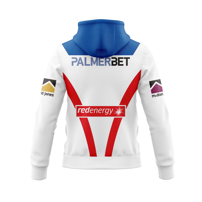 NRL Newcastle Knights 2024 Away Zipper Hoodie
