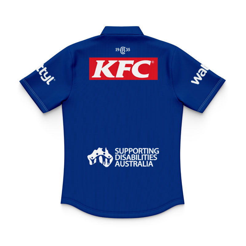Kid's NRL Canterbury-Bankstown Bulldogs 2025 Away Polo Shirt
