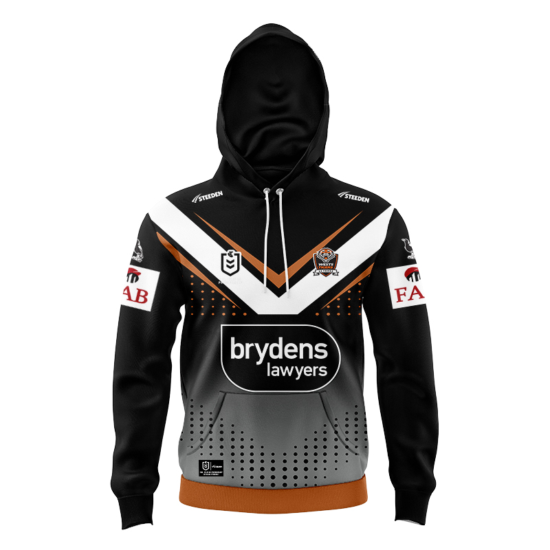 Kid's NRL Wests Tigers 2024 Home Hoodie