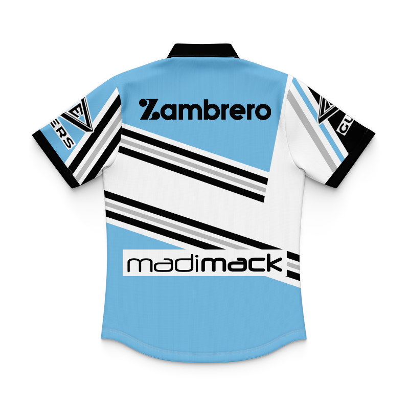 Kid's NRL Cronulla-Sutherland Sharks 2024 Heritage Polo Shirt