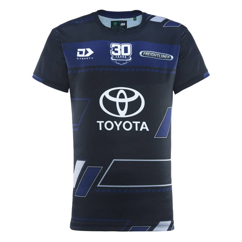 NRL North Queensland Cowboys 2025 Black Training Jersey