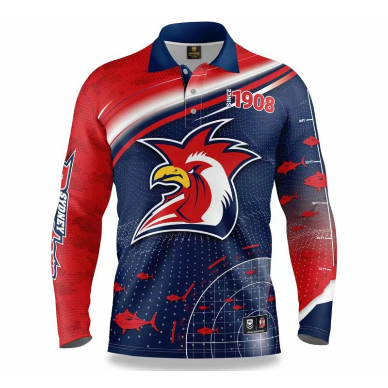 NRL Sydney Roosters 2022 'FISHFINDER' Fishing Shirt