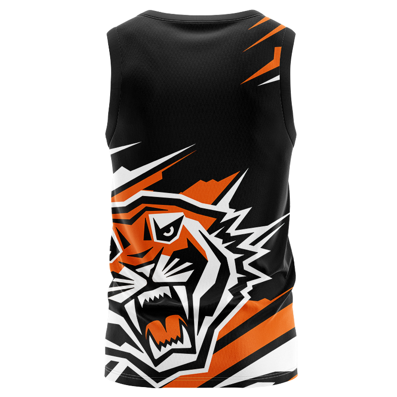 NRL Wests Tigers 2024 'FISHFINDER' Fishing Singlet