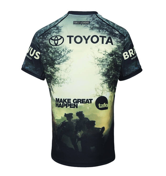 NRL North Queensland Cowboys 2024 ANZAC Jersey