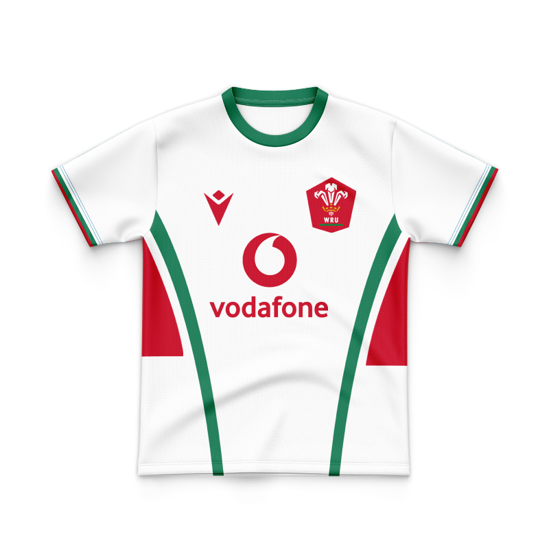Kid's Wales Rugby 2024 Away Jersey