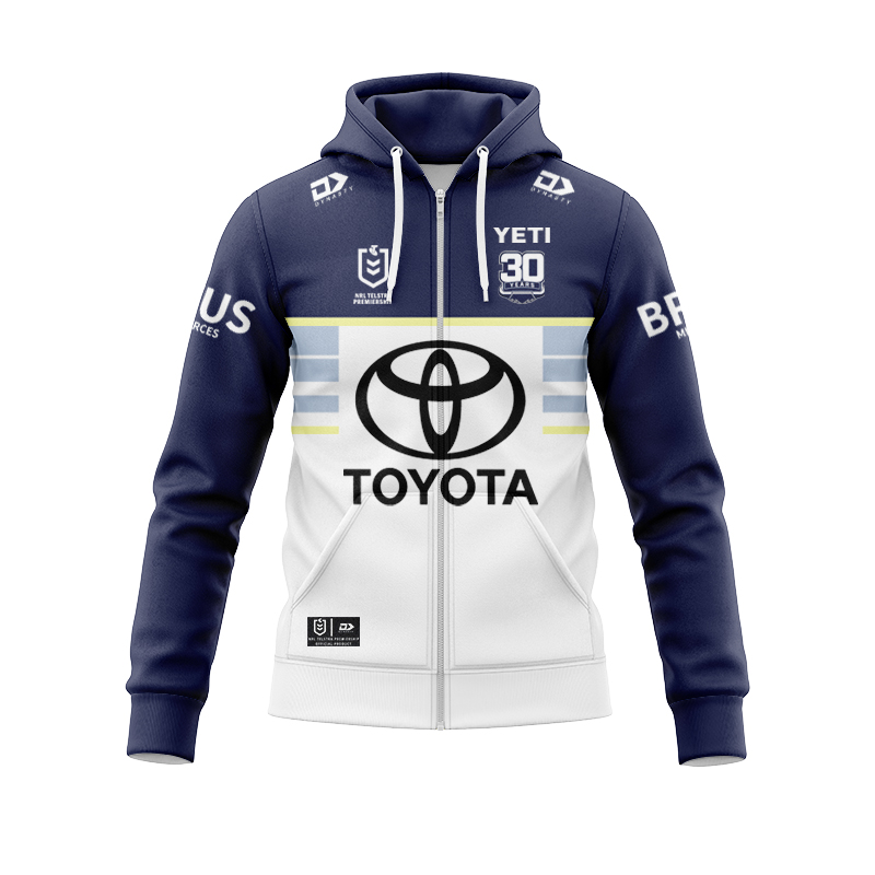 NRL North Queensland Cowboys 2025 Home Zipper Hoodie